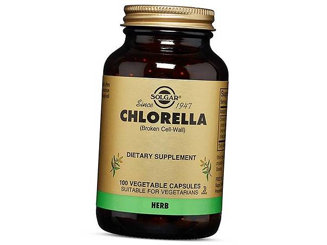 Chlorella Solgar 100вегкапс (71313026)