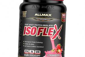 Чистый изолят сывороточного протеина Isoflex Allmax Nutrition 907г Клубника (29134005)