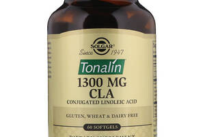 CLA для снижения веса Solgar Tonalin CLA 1300 mg 60 Softgels