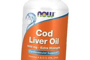 Cod Liver Oil 1000 Now Foods 180гелкапс (67128018)