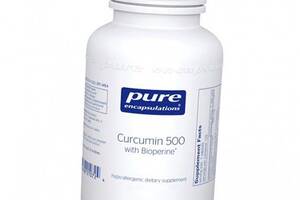 Curcumin 500 with Bioperine Pure Encapsulations 60вегкапс (71361008)