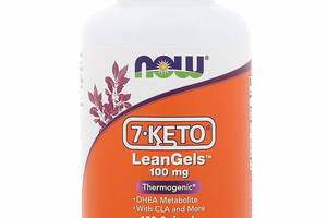 Дегидроэпиандростерон 7-Keto LeanGels Now Foods 100 мг 120 гелевых капсул