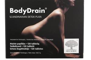 Детокс New Nordic BodyDrain 120 Tabs