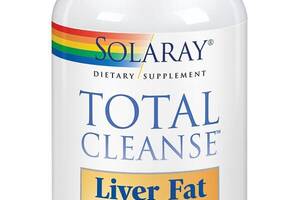 Детоксикация печени Total Cleanse Liver Fat Formula Solaray 90 вегетарианских капсул