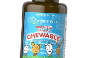 Детские мультивитамины Pre-Vites Children's Multivitamin Puritan's Pride 100таб (36367208)