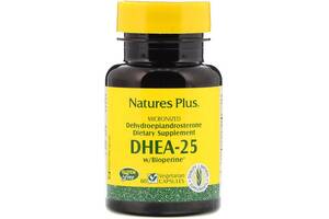 ДГЭА Nature's Plus DHEA-25 With Bioperine 60 Veg Caps