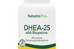 ДГЭА Nature's Plus DHEA-25 With Bioperine 60 Veg Caps