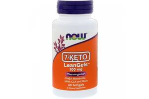 ДГЭА NOW Foods 7-Keto LeanGels Thermogenetic 100 mg 60 Softgels
