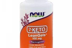 ДГЭА NOW Foods 7-Keto LeanGels Thermogenetic 100 mg 60 Softgels