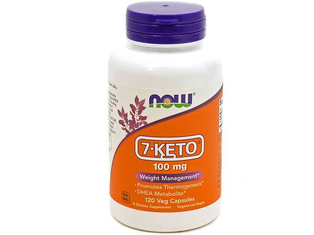 ДГЭА NOW Foods 7-Keto Weight Management 100 mg 120 Veg Caps