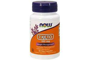 ДГЭА NOW Foods 7-Keto Weight Management 100 mg 60 Veg Caps NF3013