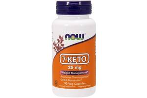 ДГЭА NOW Foods 7-Keto Weight Management 25 mg 90 Veg Caps