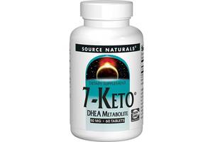 ДГЭА Source Naturals 7-Keto, DHEA Metabolite 50 mg 60 Tabs