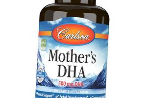 ДГК для кормящих мам Mother's DHA Carlson Labs 60гелкапс (67353031)