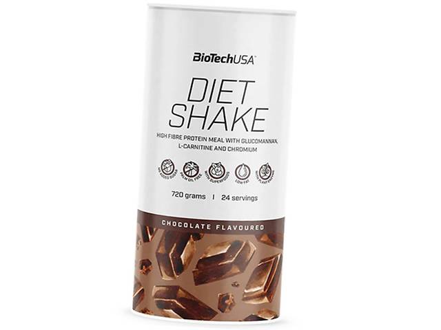 Диетический коктейль с протеином и пищевыми волокнами Diet Shake BioTech (USA) 720г Шоколад (29084028)