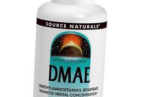 Диметиламіноетанол, DMAE, Source Naturals 100капс (72355009)