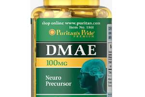 Диметиламиноэтанол Puritan's Pride DMAE 100 mg 100 Caps