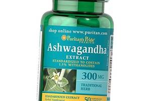 Экстракт Ашваганды Ashwagandha Standardized Extract 300 Puritan's Pride 50капс (71367090)