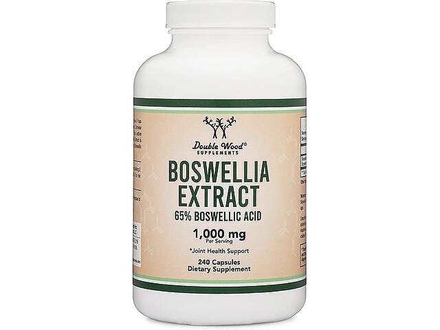 Экстракт босвеллии Double Wood Supplements Boswellia 1000 mg 240 Caps