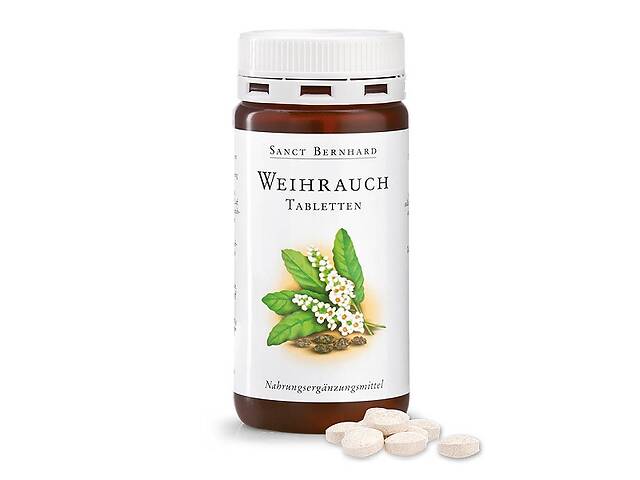 Экстракт босвеллии Sanct Bernhard Weihrauch Boswellia 400 mg 180 Tabs