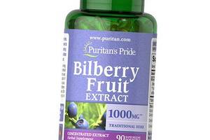Экстракт Черники Bilberry Fruit Extract 1000 Puritan's Pride 90гелкапс (71367013)