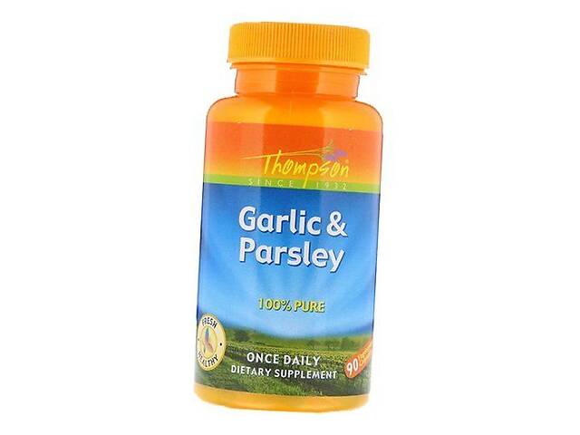 Экстракт чеснока и петрушки Garlic & Parsley Thompson 90вегкапс (71412002)