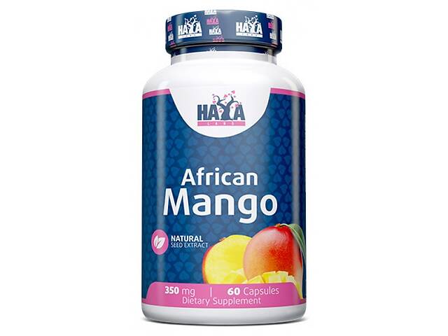 Экстракт для похудения Haya Labs African Mango 350 mg 60 Caps