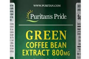 Экстракт для похудения Puritan's Pride Green Coffee Bean Extract 800 mg 60 Caps