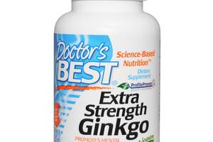 Экстракт Гинкго Doctor's Best Profile Proven 120 мг 120 гелевых капсул (DRB00091)