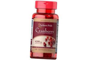 Экстракт Клюквы Cranberry with Vitamin C & E 4200 Puritan's Pride 100гелкапс (71367077)