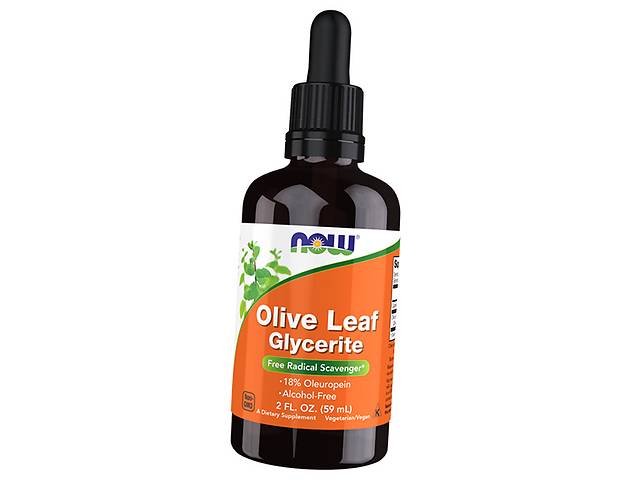 Экстракт Оливкового Листа Olive Leaf Glycerite Now Foods 59мл (71128180)