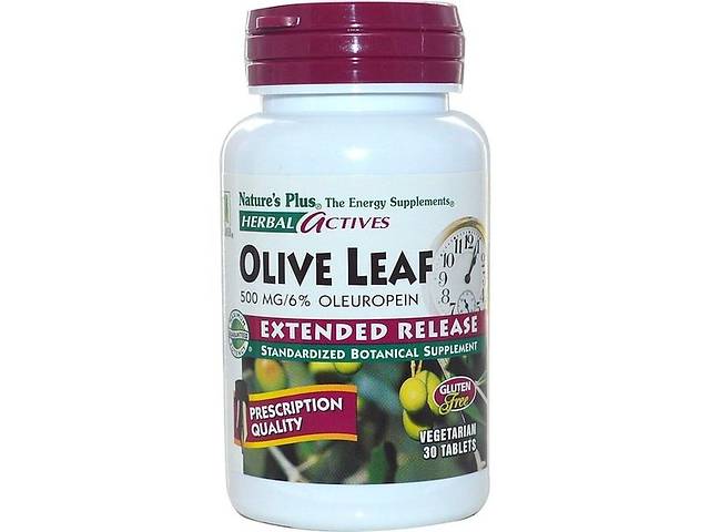 Экстракт оливы Nature's Plus Olive Leaf 30 Veg Tabs NTP7346