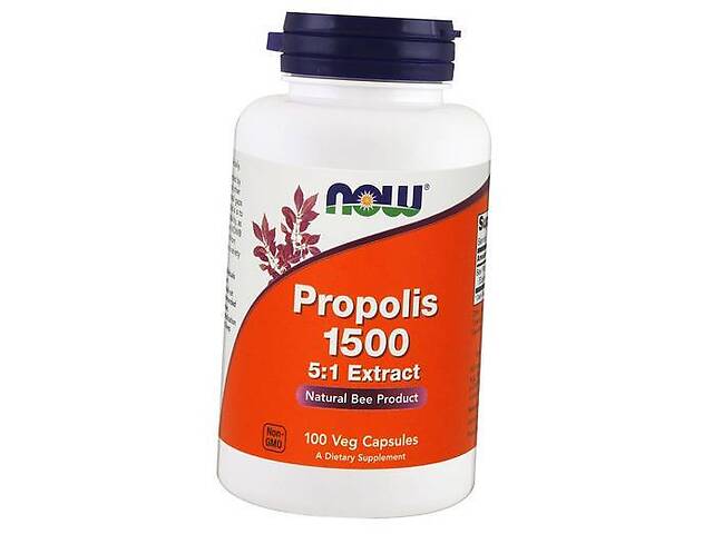 Экстракт пчелиного прополиса Propolis 1500 Now Foods 100вегкапс (71128106)