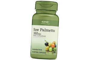 Экстракт Плодов Пальмы Сереноа Saw Palmetto 160 GNC 60гелкапс (71120024)