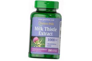 Экстракт расторопши Milk Thistle 4:1 Extract 1000 Puritan's Pride 180гелкапс (71367012)