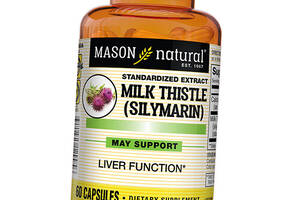 Экстракт расторопши Milk Thistle Silymarin Mason Natural 60капс (71529032)