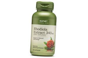 Экстракт Родиолы Розовой Rhodiola Extract 340 GNC 100капс (71120028)