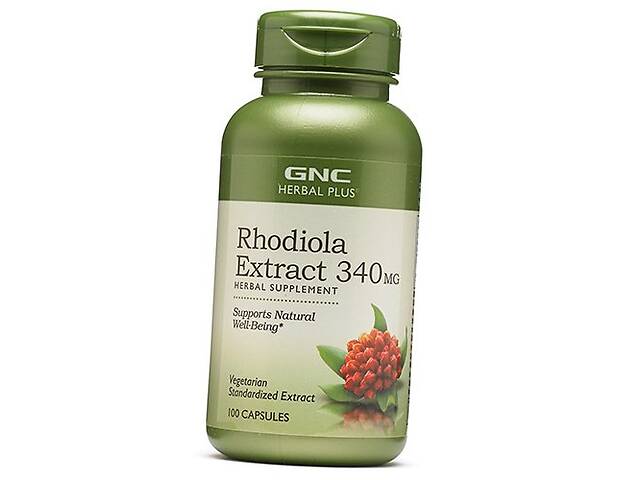 Экстракт Родиолы Розовой Rhodiola Extract 340 GNC 100капс (71120028)