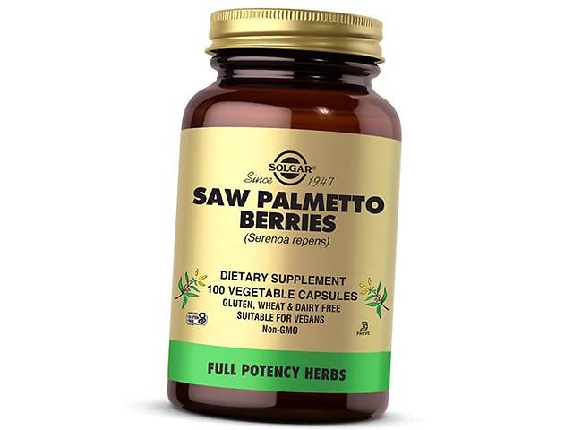 Экстракт Со Пальметто Saw Palmetto Berries Solgar 100вегкапс (71313036)