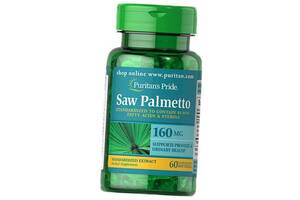 Экстракт Со Пальметто Saw Palmetto Standardized Extract 160 Puritan's Pride 60гелкапс (71367065)