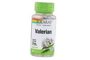 Экстракт Валерианы Valerian Solaray 100вегкапс (71411027)