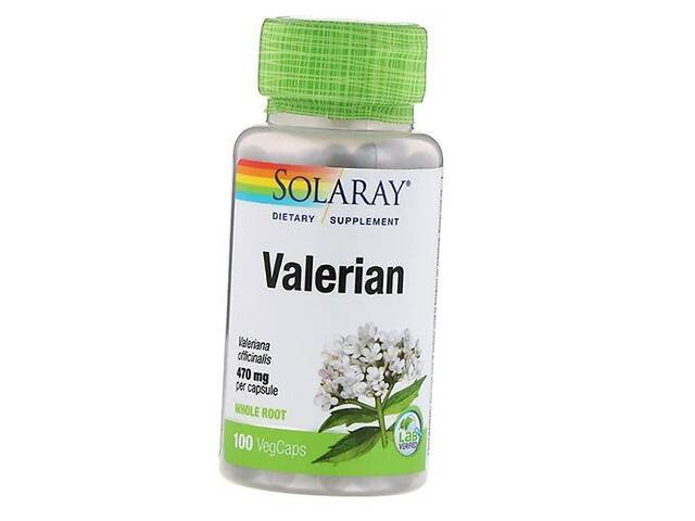 Экстракт Валерианы Valerian Solaray 100вегкапс (71411027)