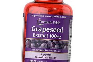 Экстракт виноградных косточек Grapeseed Extract 100 Puritan's Pride 200капс (71367004)