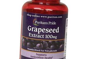Экстракт виноградных косточек Grapeseed Extract 100 Puritan's Pride 50капс (71367004)