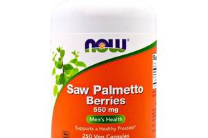 Экстракты ягод сереноа NOW Foods Saw Palmetto Berries 550 mg 250 Veg Caps