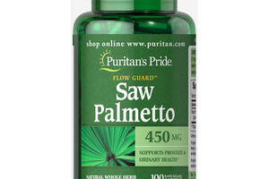 Экстракты ягод сереноа Puritan's Pride Saw Palmetto 450 mg 100 Caps