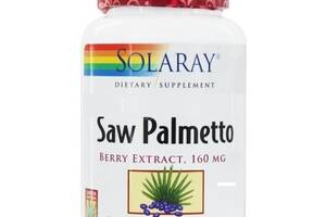 Экстракты ягод сереноа Solaray Saw Palmetto Berry Extract 160 mg 60 Softgels SOR-03782