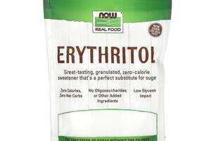 Эритритол (сахарозаменитель) Erythritol Now Foods Real Food 454 г