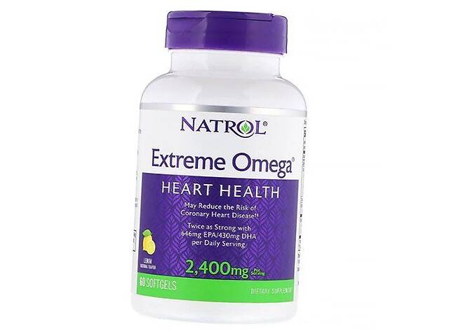 Extreme Omega Natrol 60гелкапс Лимон (67358005)