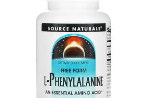 Фенилаланин Source Naturals L-Phenylalanine 500 mg 100 Tabs